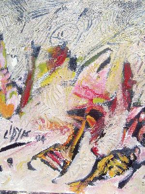 Lidya Tchakerian Contemporary Art, Action painting, Abstract Expressionist, New Expressionist, Neo Expressionist